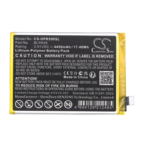 Battery for OPPO CPH2625 - Image 2