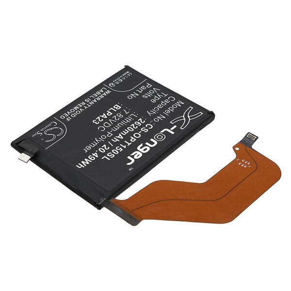 Battery for OPPO Realme GT5 150W