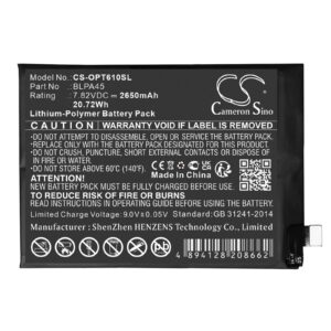 Battery for OPPO Realme GT Neo6 SE