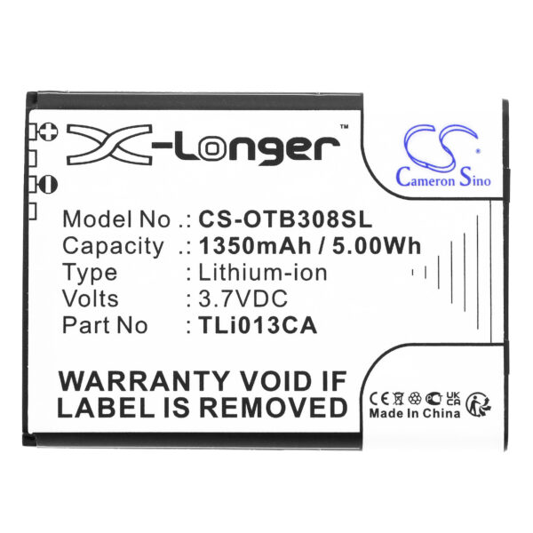 Battery for Alcatel OneTouch 3082X - Image 2