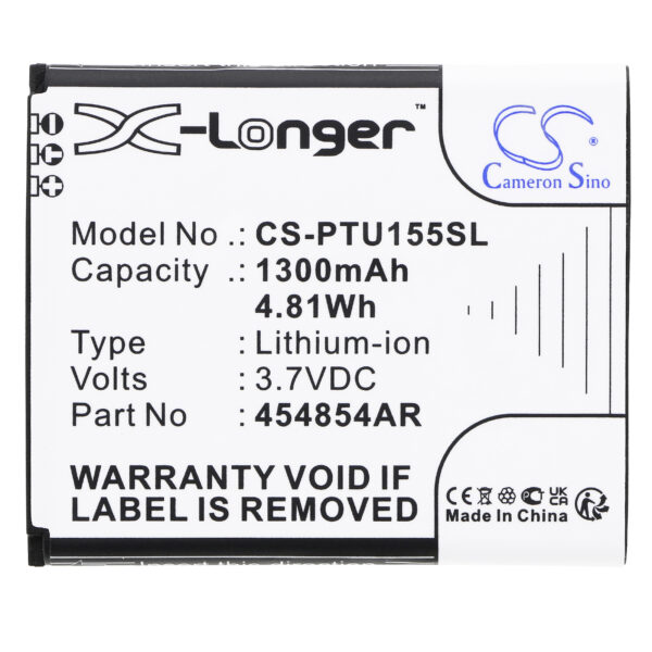 Battery for Panasonic KX-TU155 - Image 2