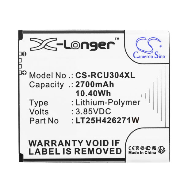 Battery for AT&T RADIANT Core - Image 2
