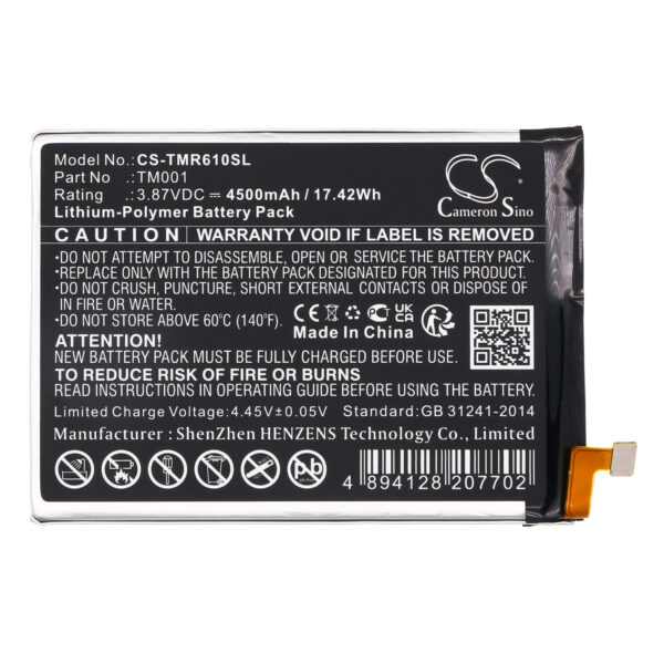 Battery for T-Mobile Revvl 6 Pro 5G - Image 2