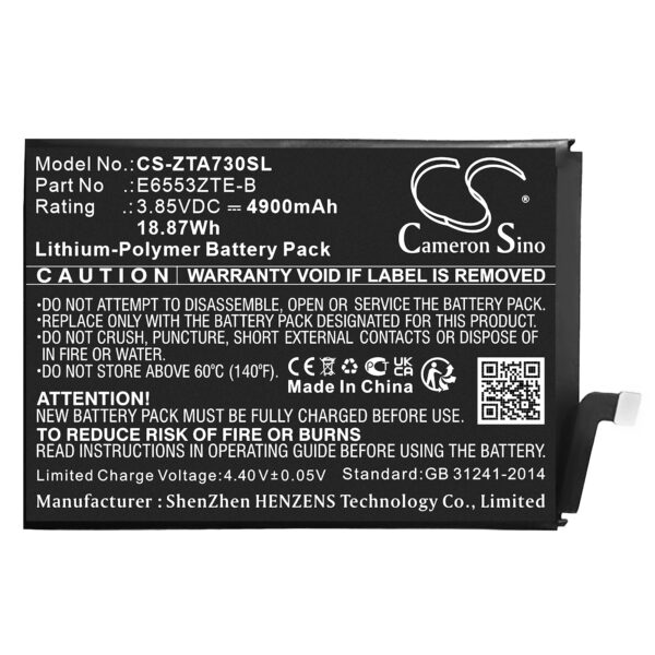 Battery for ZTE Blade A73 4G