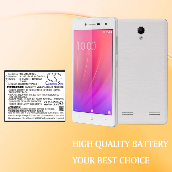 Battery for ZTE Blade A30