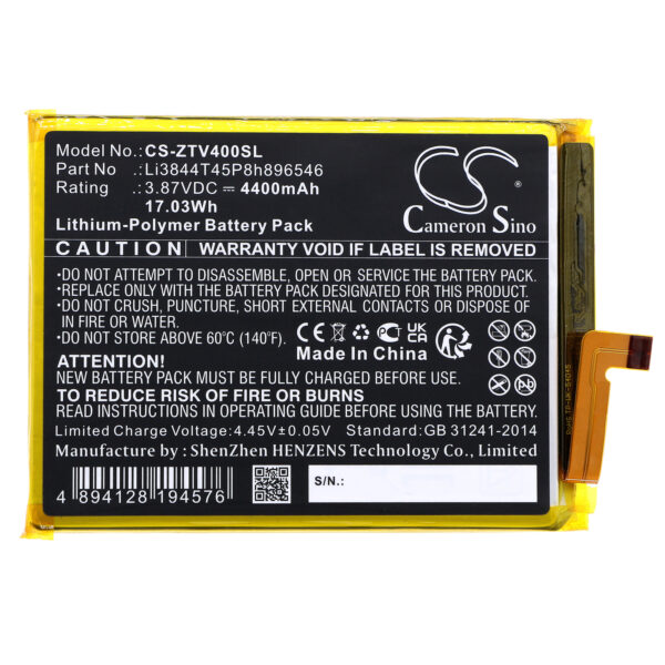 Battery for ZTE Blade V40S - Image 2