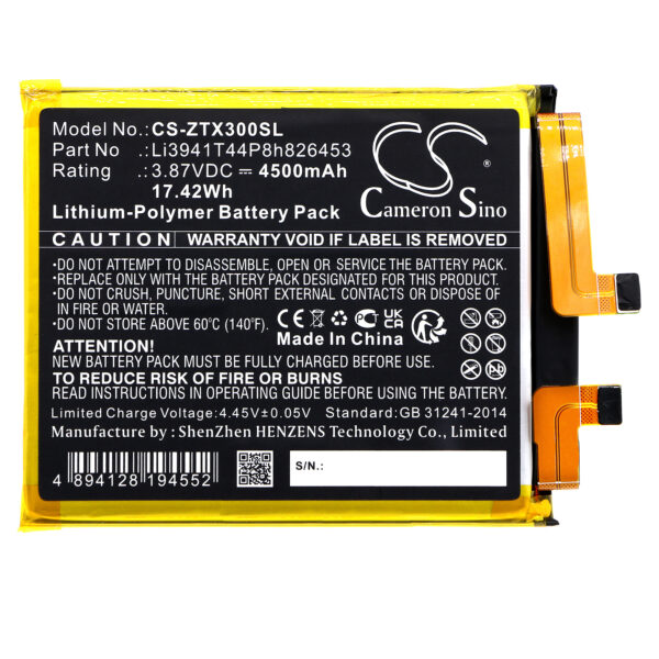 Battery for ZTE Axon 30 Ultra 5G - Image 2