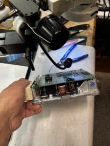 Relay position on the board