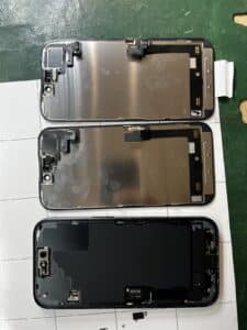 iPhone 16 screens side by side