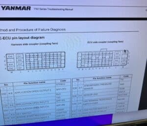 Yanmar ECU Pinout